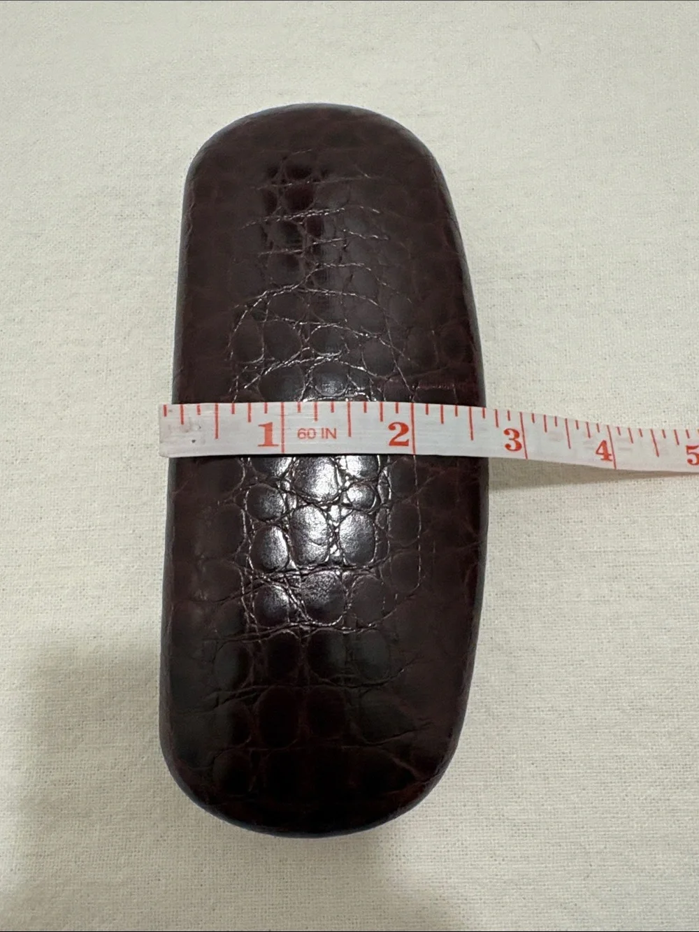Faux Snake Skin Glasses Case